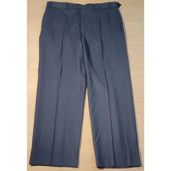 New! Brooks Brothers 346 Dress Pants Size 36x29 Dark Charcoal Wool Blend